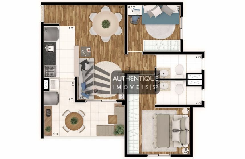 Apartamento à venda com 2 quartos, 58m² - Foto 14