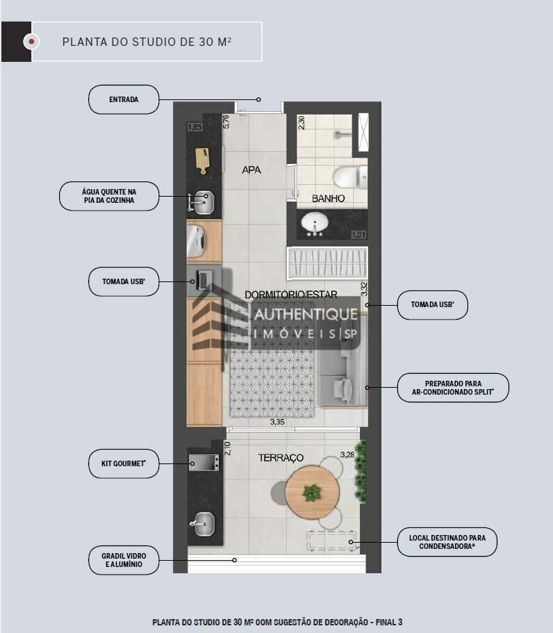 Apartamento à venda com 1 quarto, 40m² - Foto 16