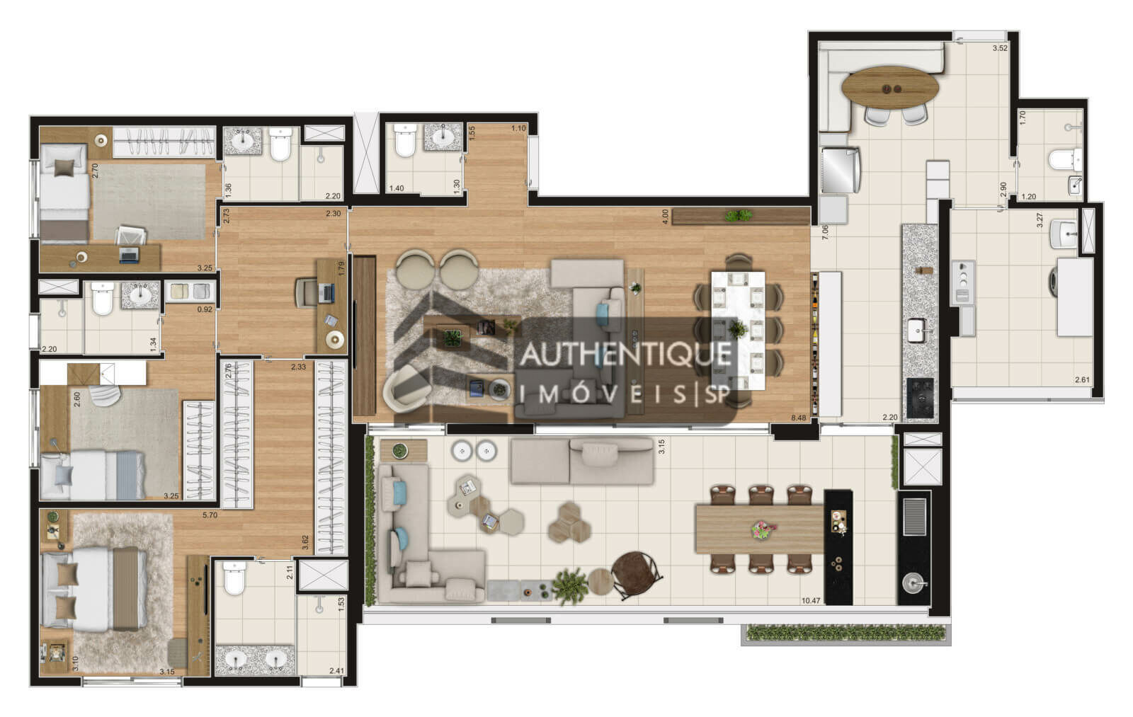 Apartamento à venda com 3 quartos, 178m² - Foto 34