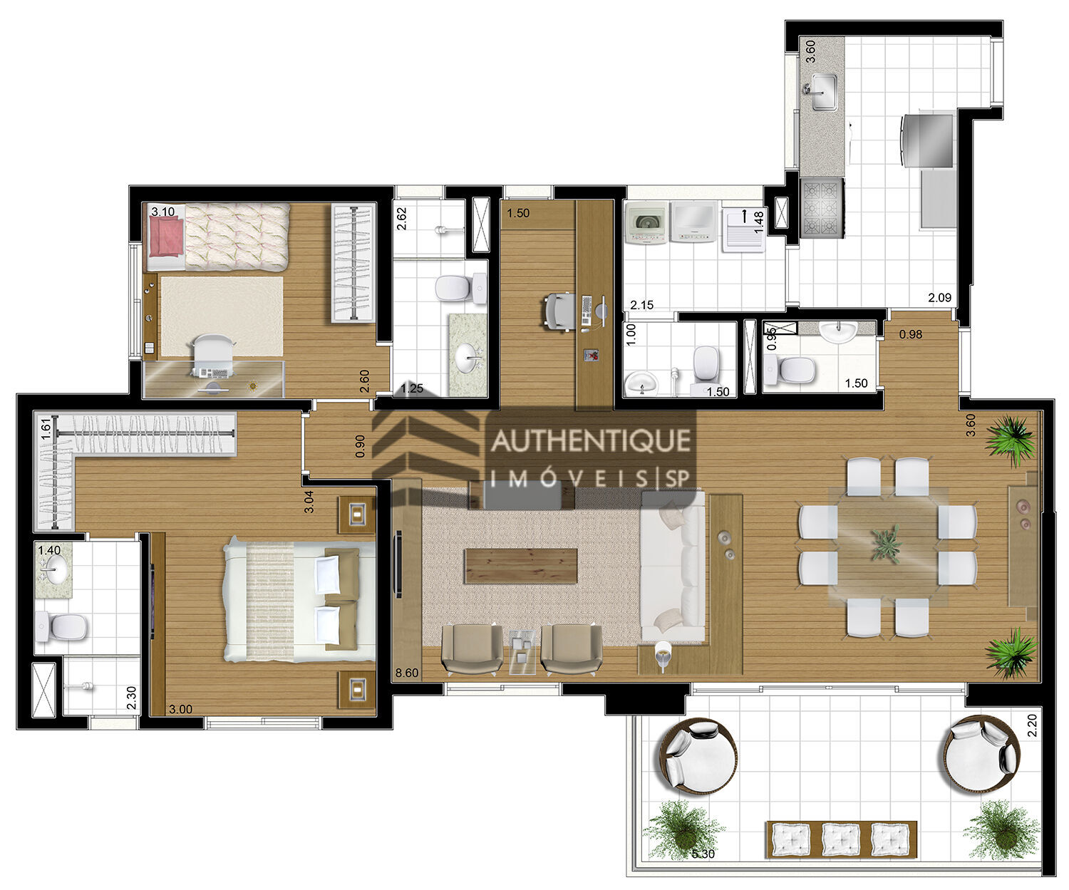 Apartamento à venda com 3 quartos, 107m² - Foto 37