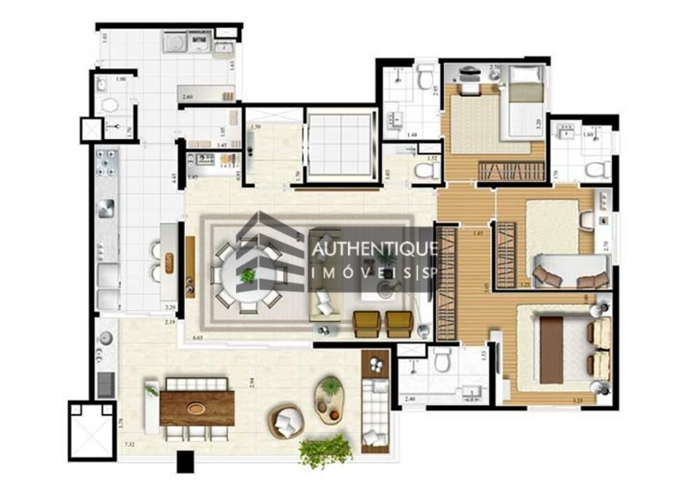 Apartamento à venda com 2 quartos, 140m² - Foto 28