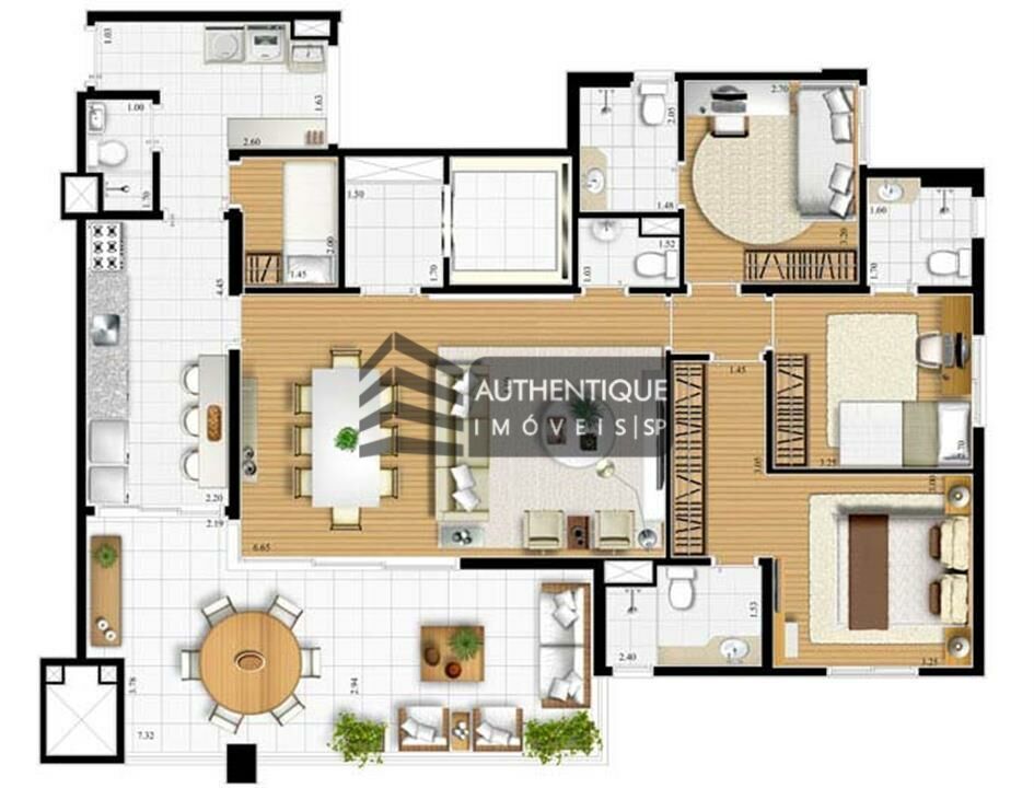 Apartamento à venda com 2 quartos, 140m² - Foto 30