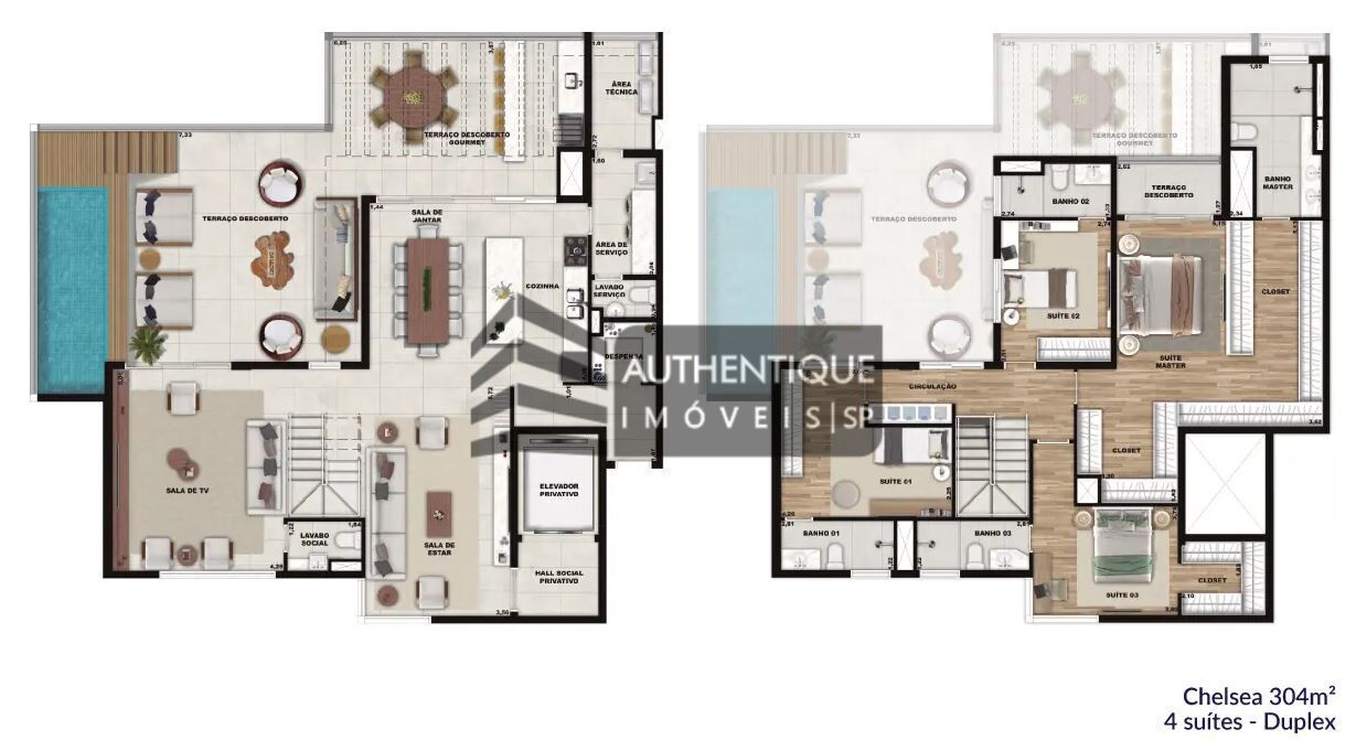 Apartamento à venda com 4 quartos, 194m² - Foto 34