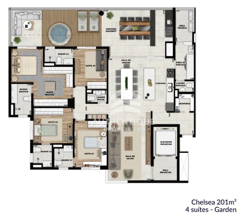 Apartamento, 4 quartos, 194 m² - Foto 30