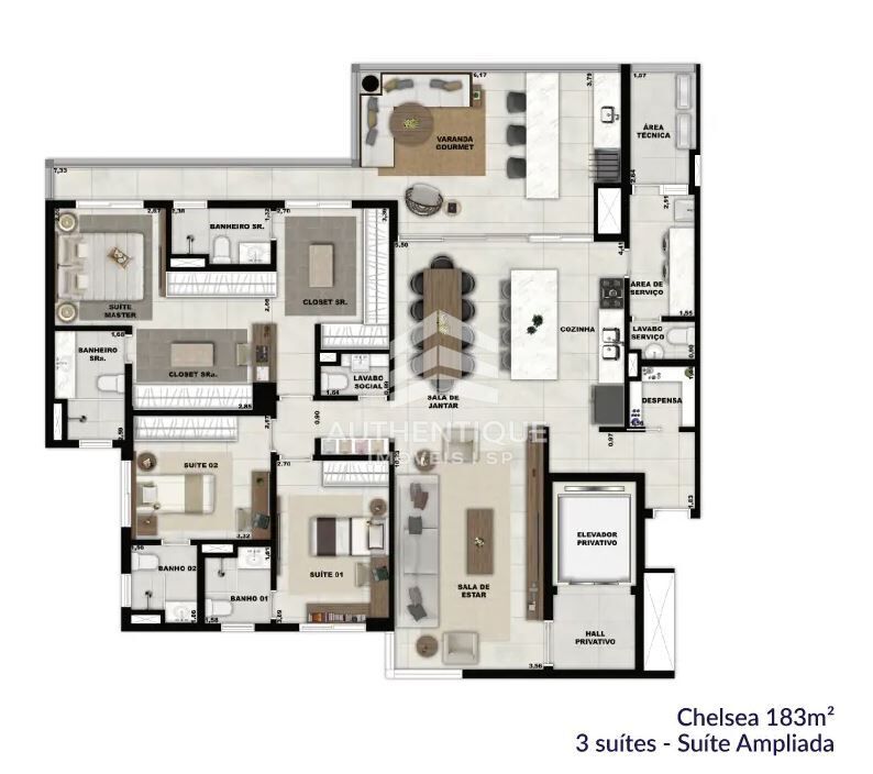 Apartamento, 4 quartos, 194 m² - Foto 32