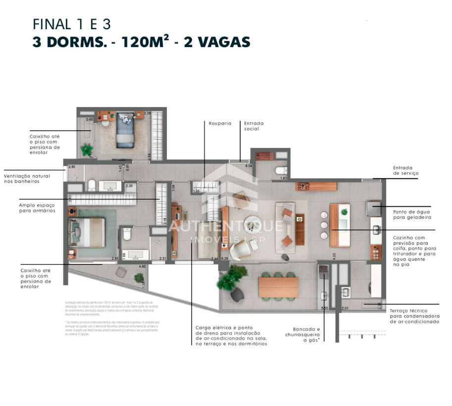 Apartamento, 3 quartos, 120 m² - Foto 19