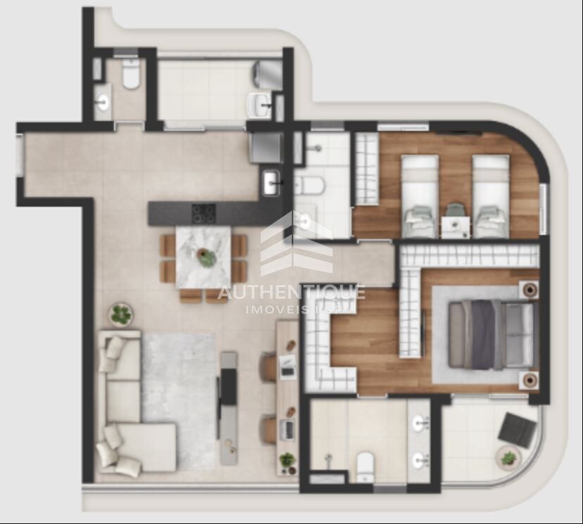 Apartamento, 1 quarto, 40 m² - Foto 49