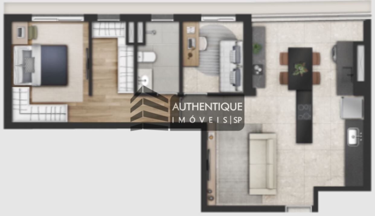 Apartamento à venda com 1 quarto, 40m² - Foto 54