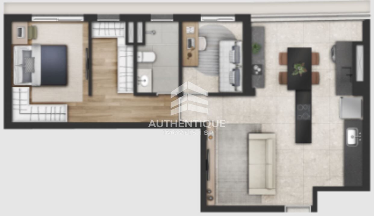 Apartamento, 1 quarto, 40 m² - Foto 54