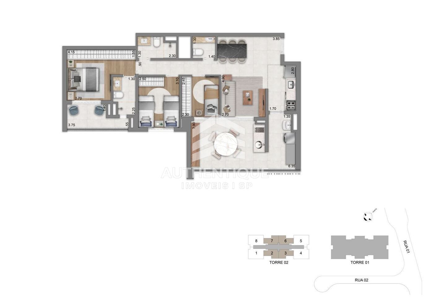 Apartamento, 3 quartos, 127 m² - Foto 22
