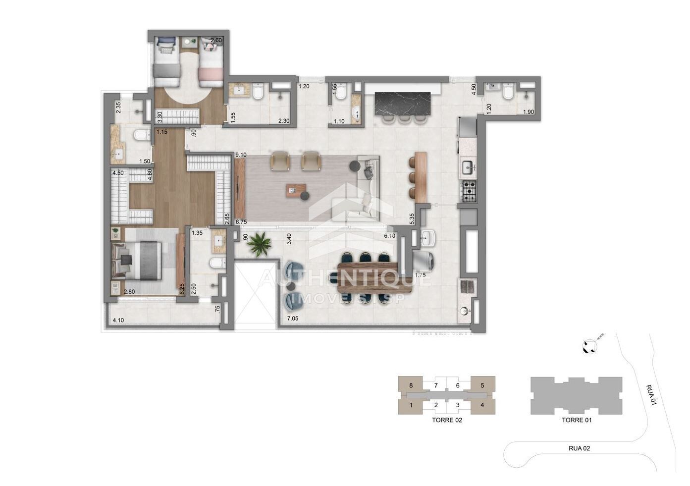 Apartamento, 3 quartos, 127 m² - Foto 23