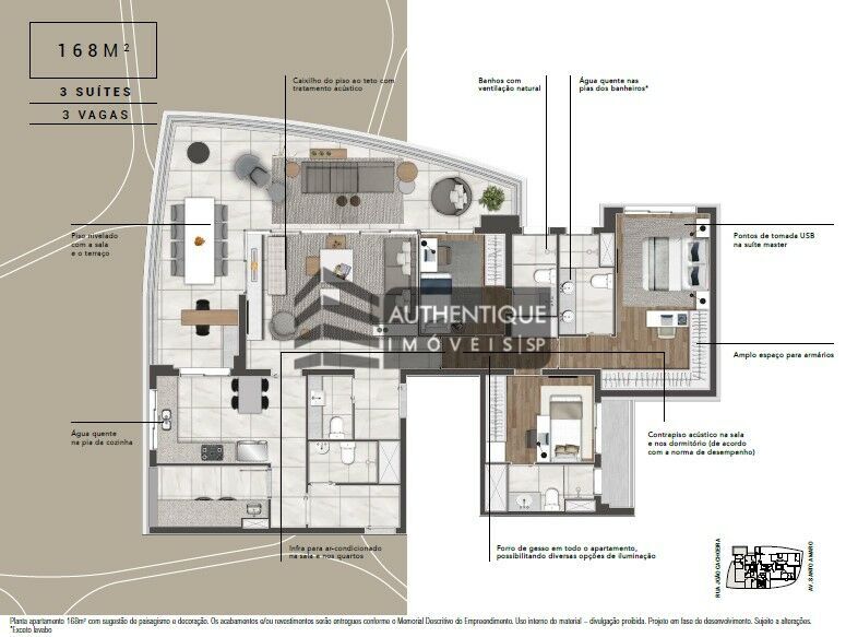 Apartamento à venda com 4 quartos, 250m² - Foto 16