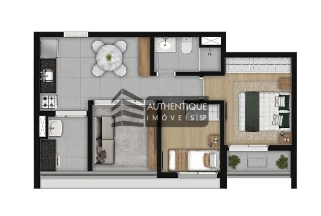 Apartamento à venda com 2 quartos, 57m² - Foto 7