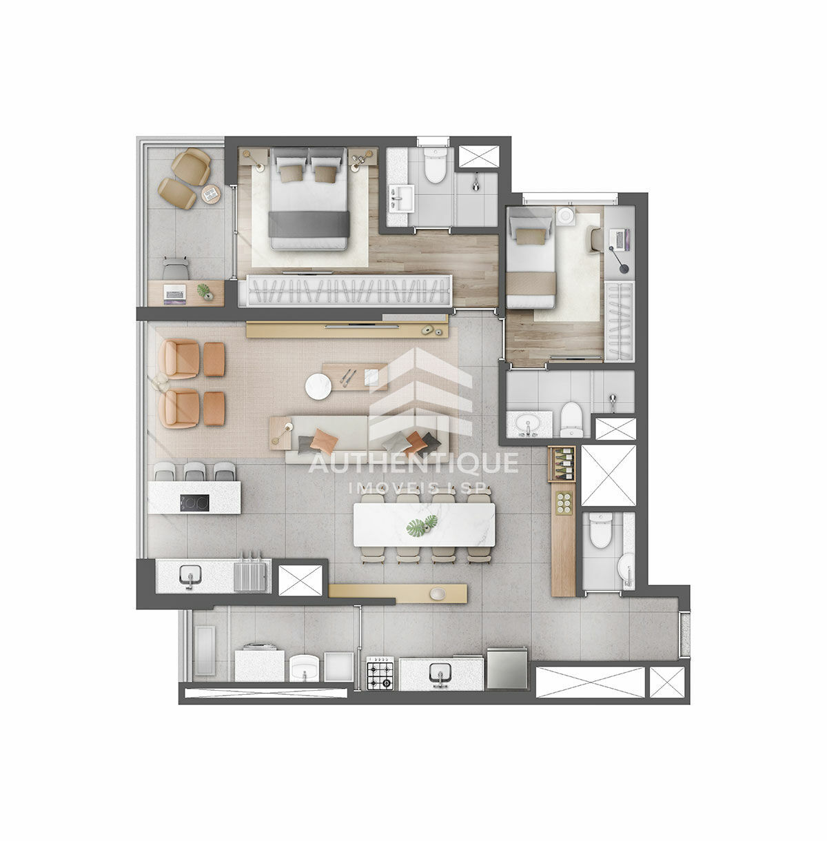 Apartamento, 2 quartos, 61 m² - Foto 25