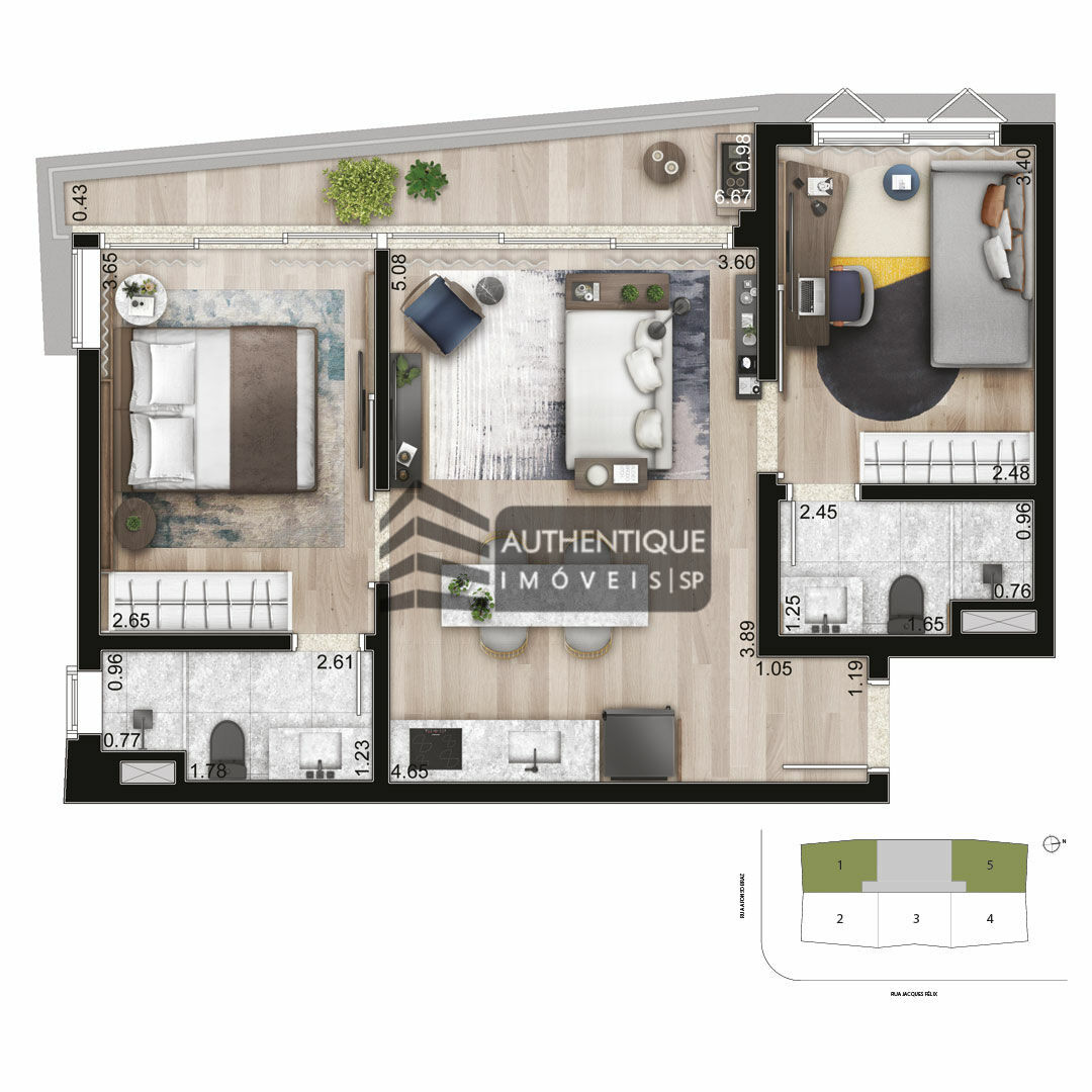 Apartamento à venda com 3 quartos, 120m² - Foto 29