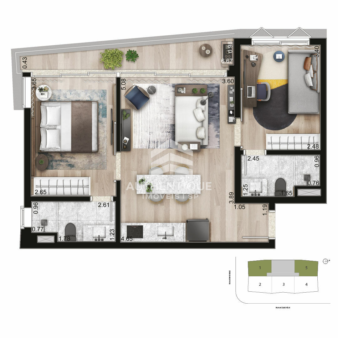 Apartamento, 3 quartos, 120 m² - Foto 29