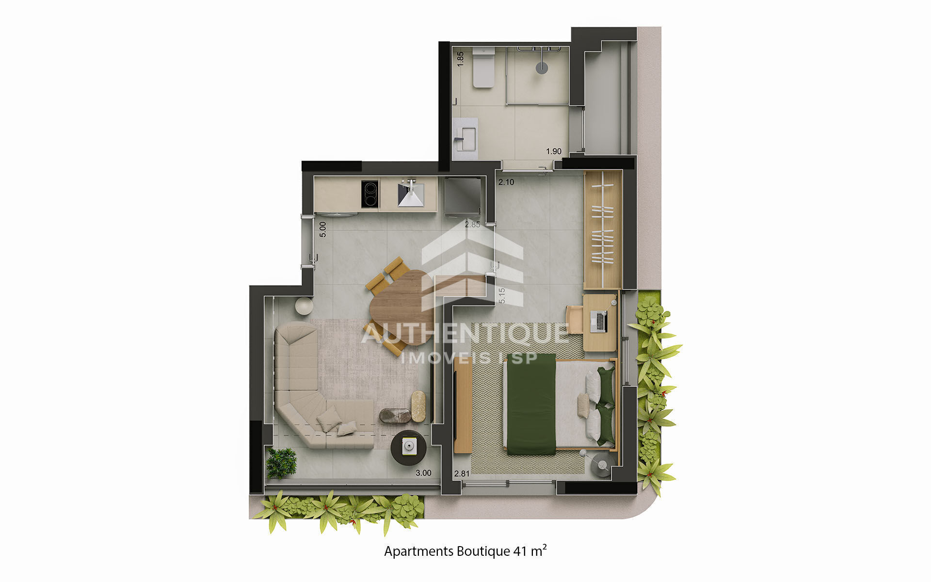 Apartamento, 1 quarto, 42 m² - Foto 31