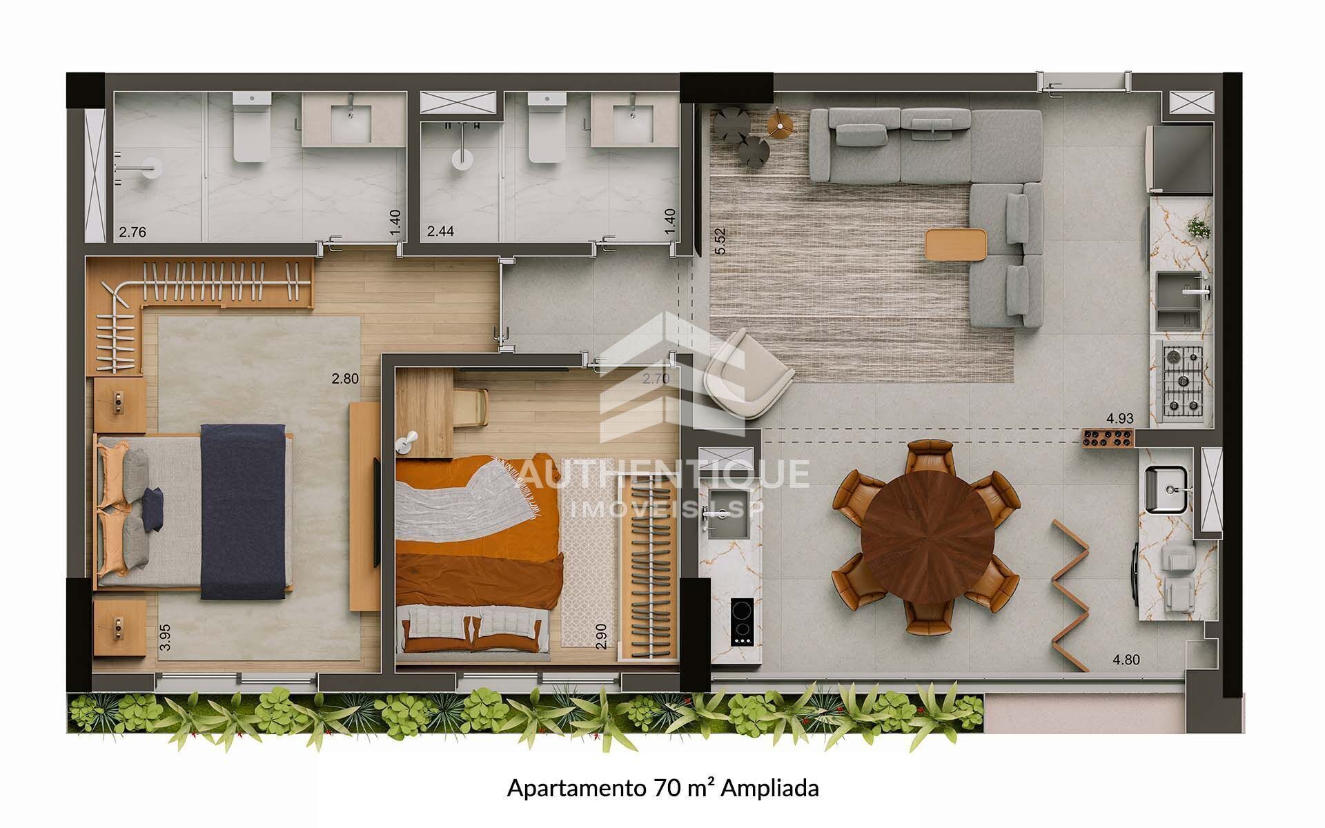 Apartamento, 1 quarto, 42 m² - Foto 24