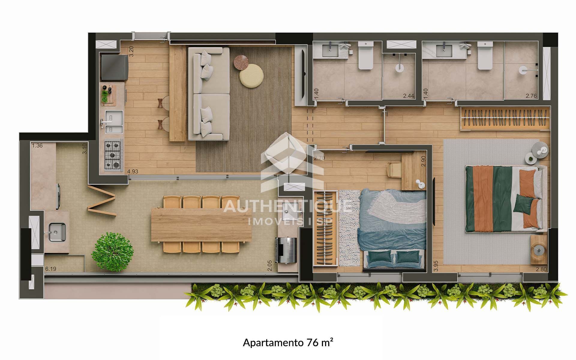 Apartamento, 1 quarto, 42 m² - Foto 26