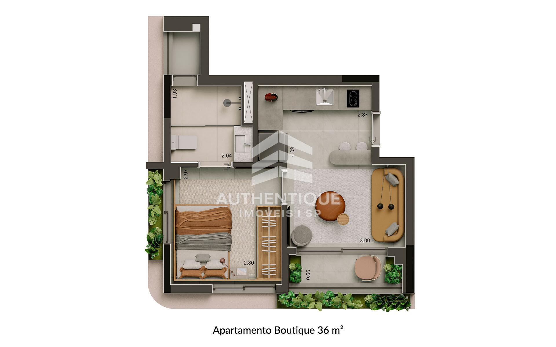 Apartamento, 1 quarto, 42 m² - Foto 29