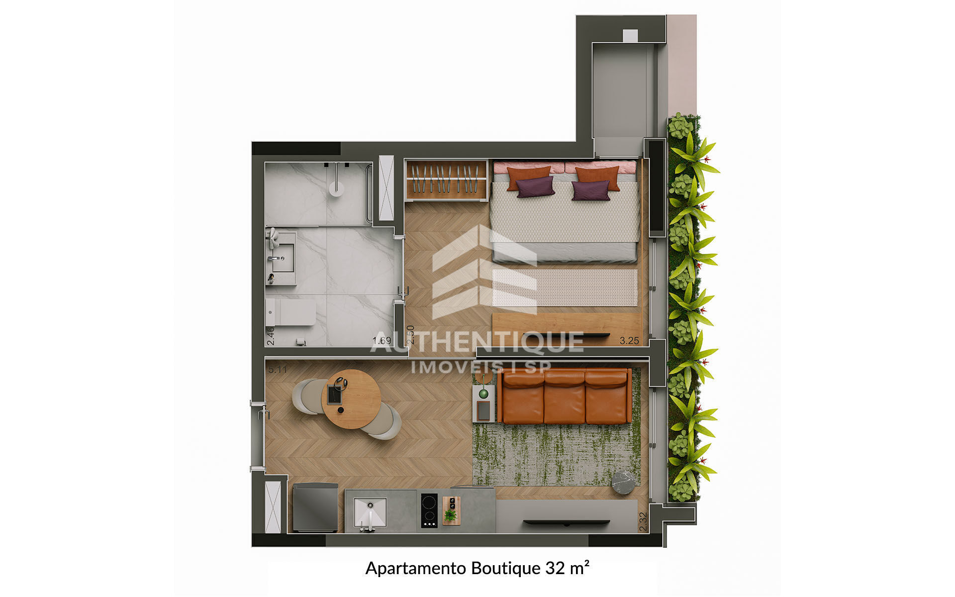 Apartamento, 1 quarto, 42 m² - Foto 30