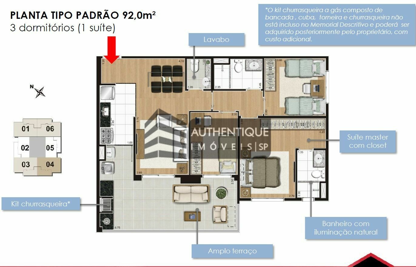 Apartamento à venda com 2 quartos, 92m² - Foto 31