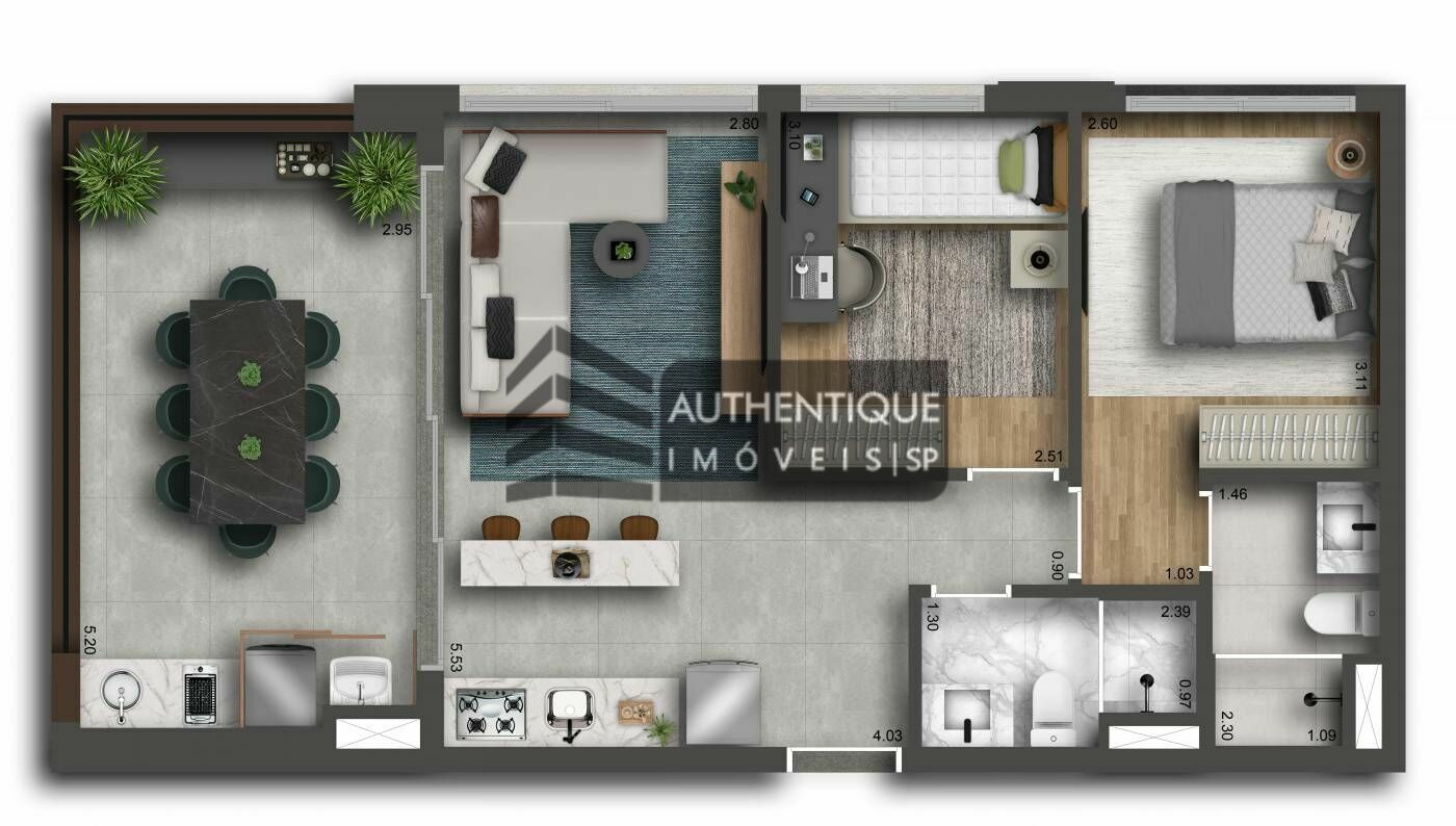 Apartamento à venda com 1 quarto, 23m² - Foto 27