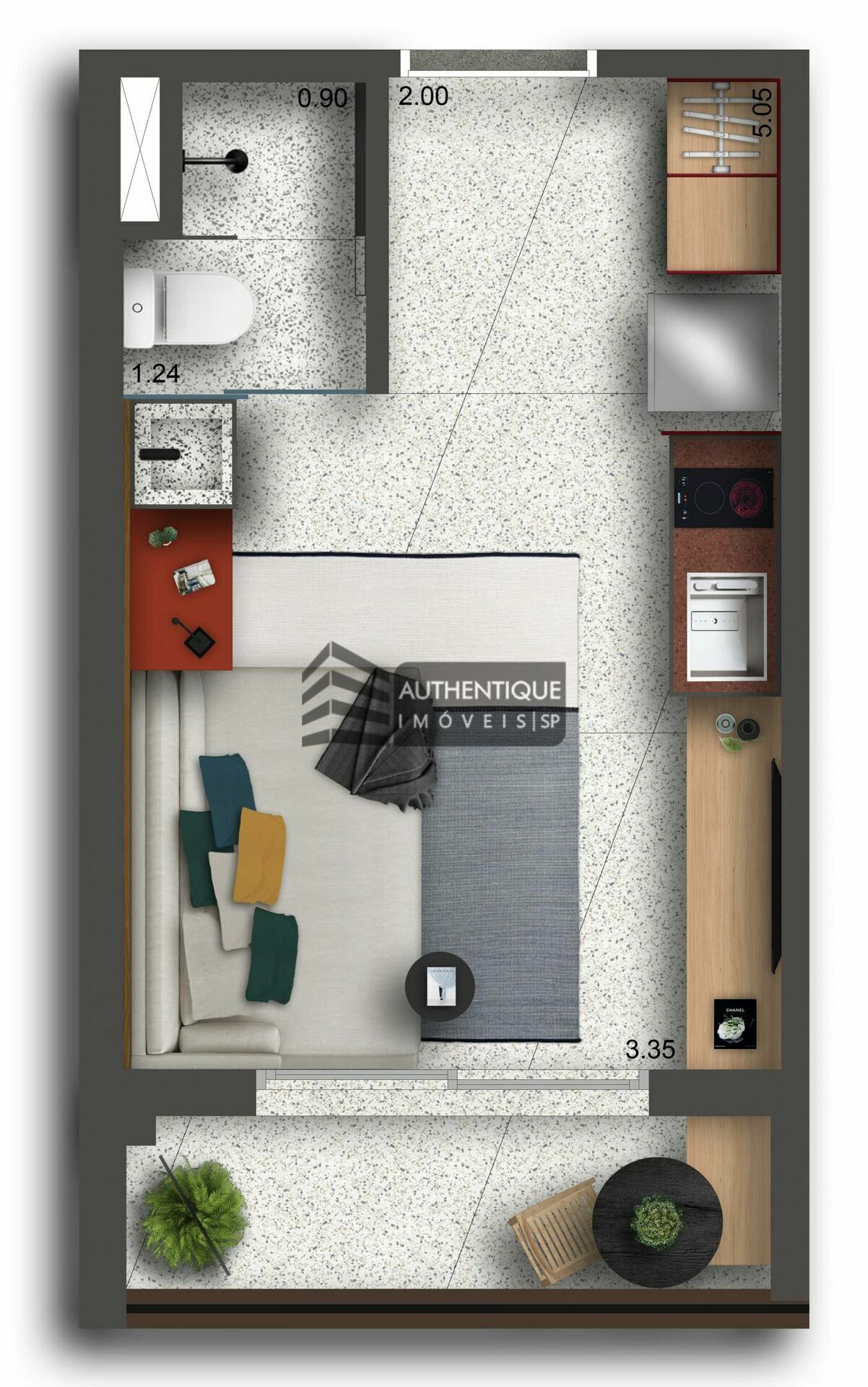 Apartamento à venda com 1 quarto, 23m² - Foto 23