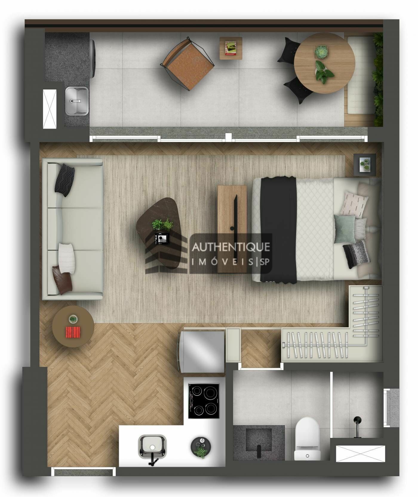 Apartamento à venda com 1 quarto, 23m² - Foto 21