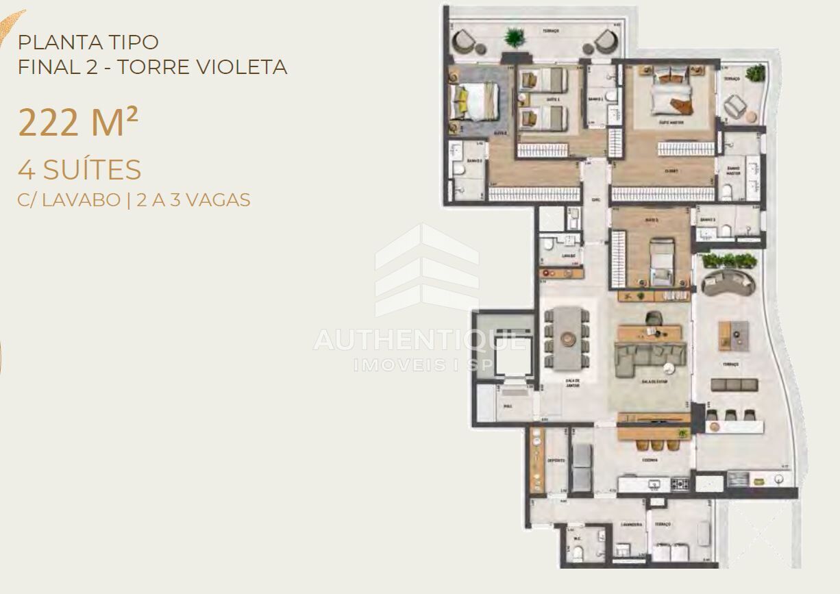 Apartamento, 4 quartos, 222 m² - Foto 36