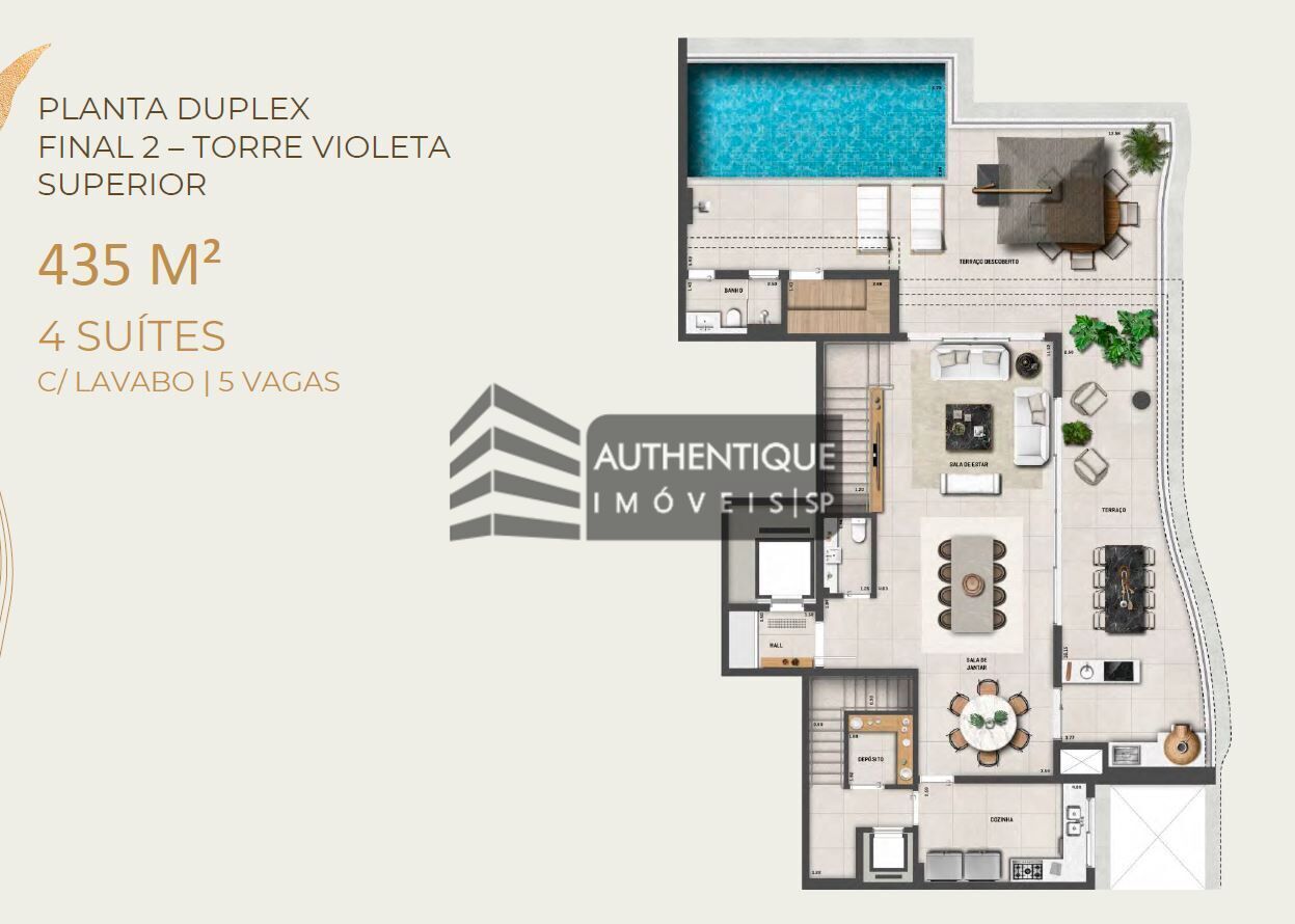 Apartamento à venda com 4 quartos, 222m² - Foto 33