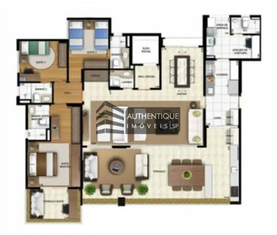 Apartamento à venda com 3 quartos, 135m² - Foto 32