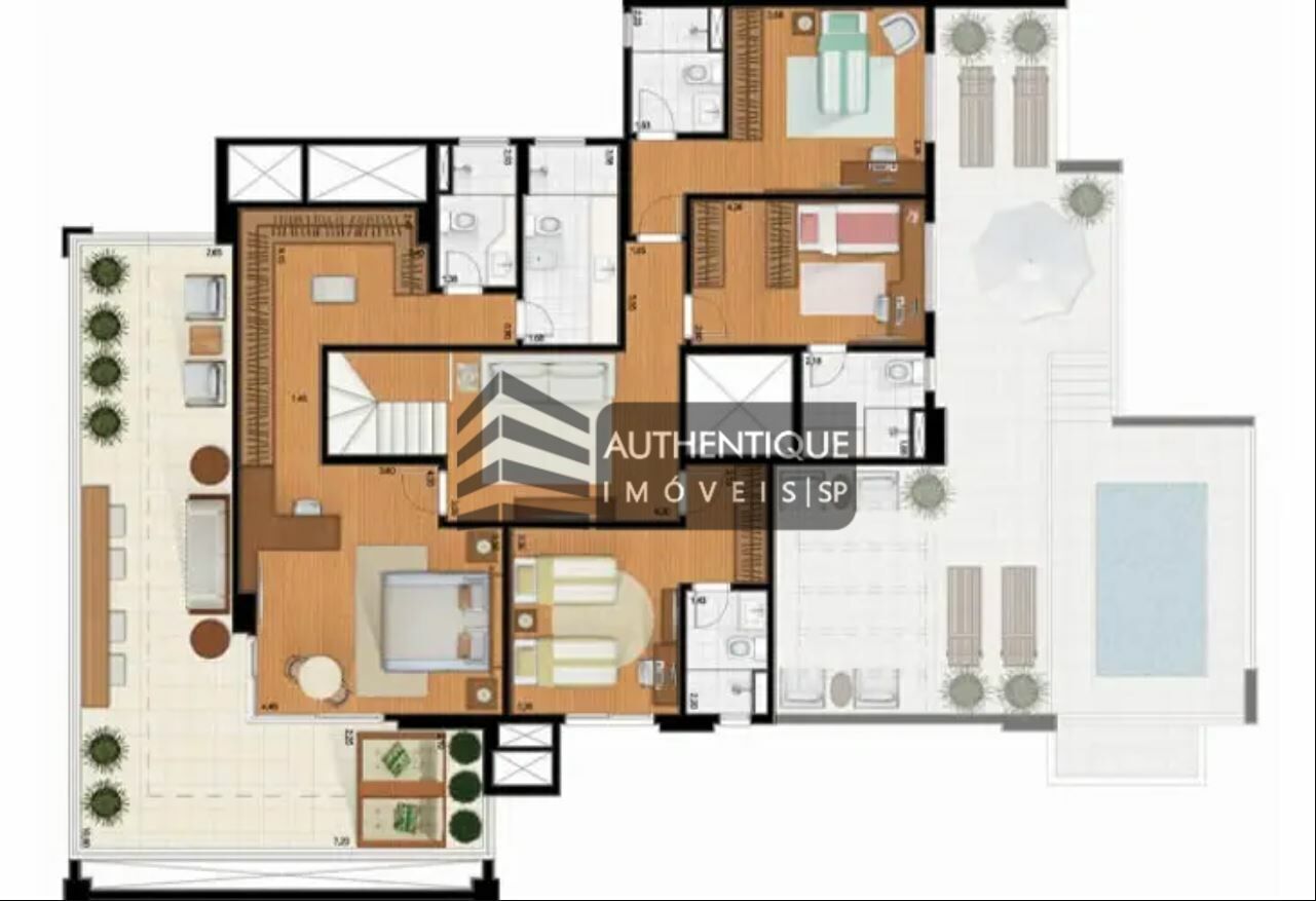 Apartamento à venda com 4 quartos, 264m² - Foto 29