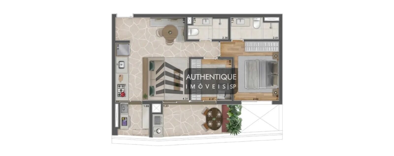 Apartamento à venda com 2 quartos, 67m² - Foto 23