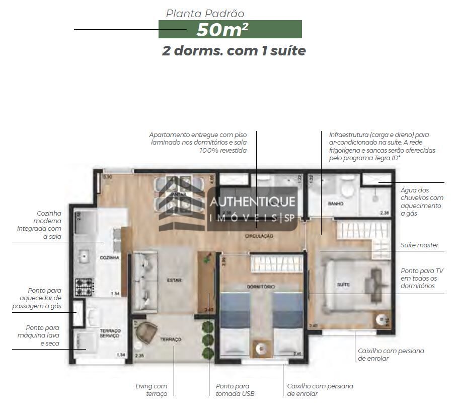 Apartamento à venda com 3 quartos, 62m² - Foto 38