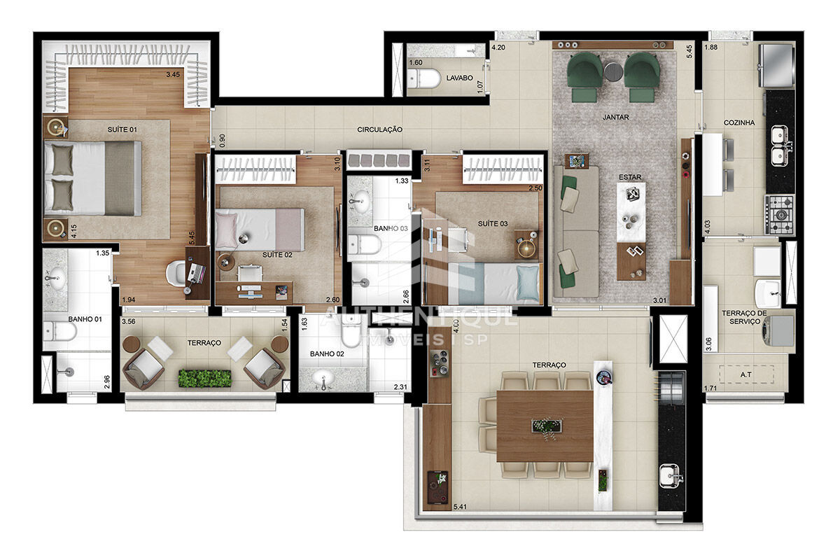 Cobertura, 4 quartos, 320 m² - Foto 30