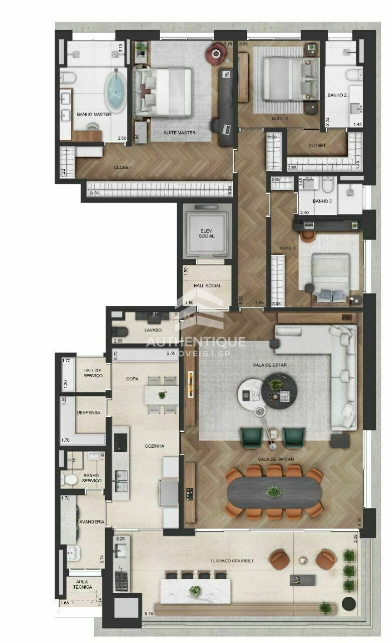 Cobertura, 4 quartos, 318 m² - Foto 38