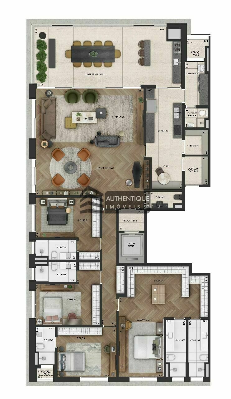 Cobertura à venda com 4 quartos, 318m² - Foto 37