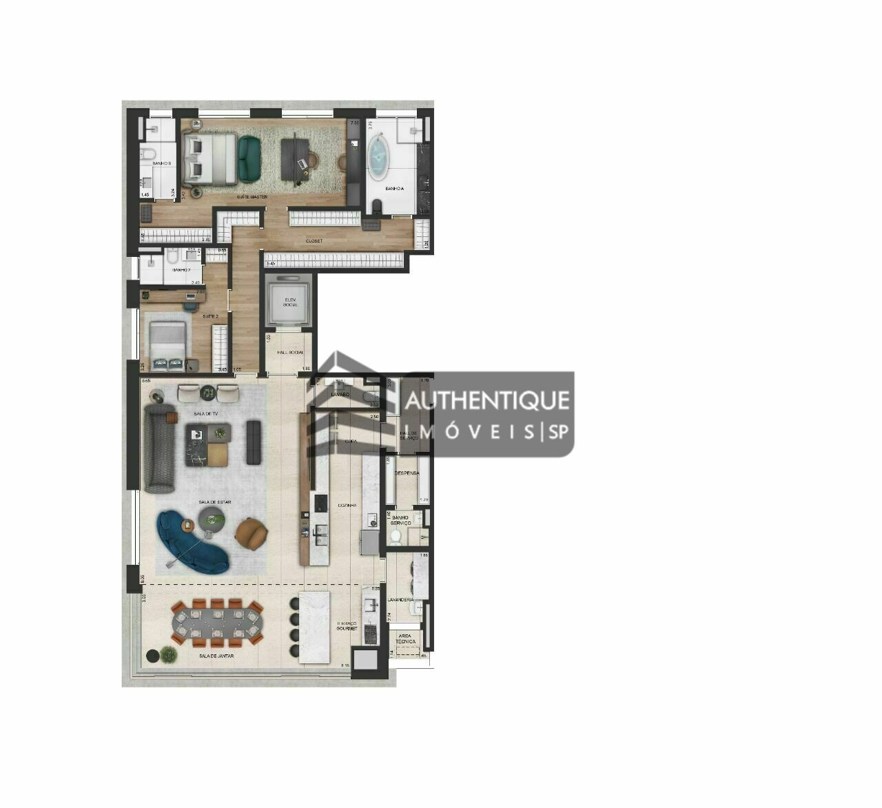 Cobertura à venda com 4 quartos, 318m² - Foto 39