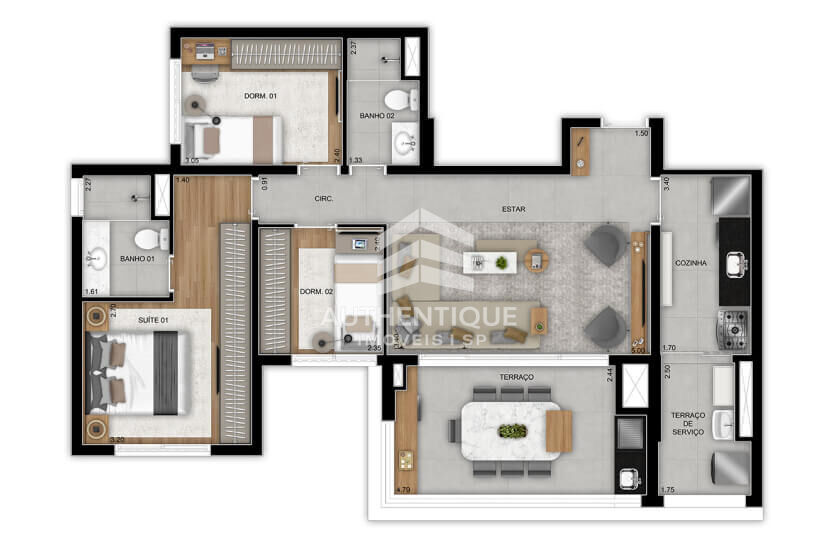 Apartamento, 3 quartos, 90 m² - Foto 16