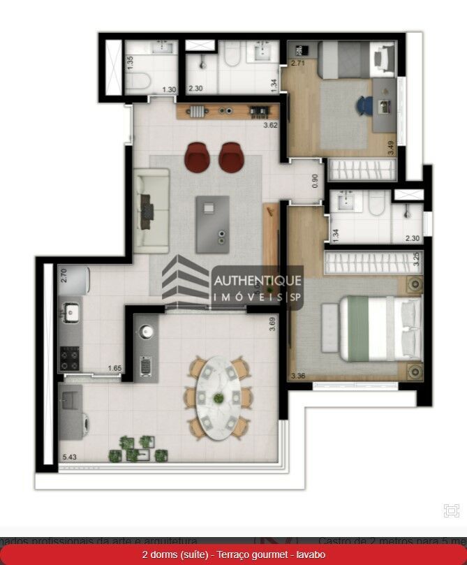 Apartamento à venda com 3 quartos, 166m² - Foto 52