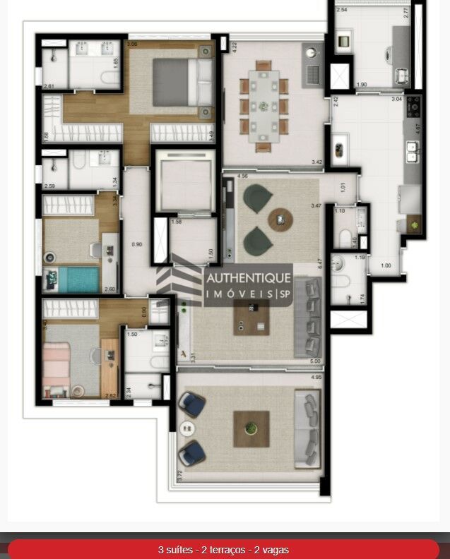 Apartamento à venda com 3 quartos, 166m² - Foto 55