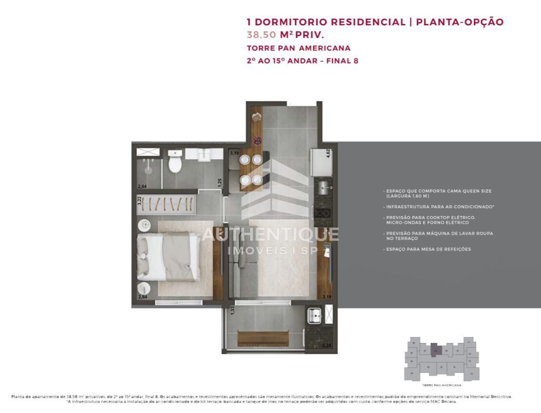 Apartamento, 1 quarto, 38 m² - Foto 28