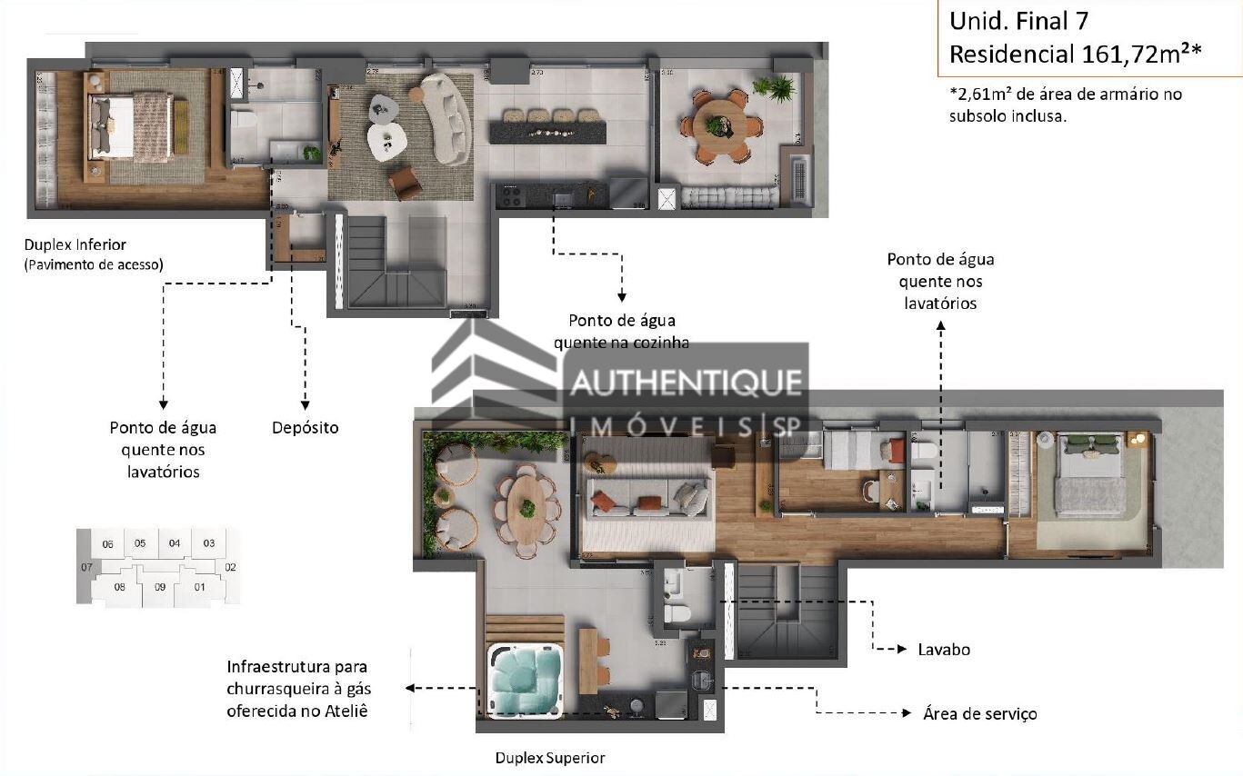 Cobertura à venda com 2 quartos, 158m² - Foto 25