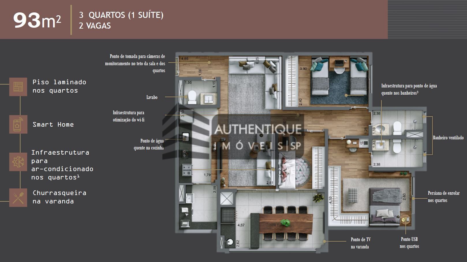 Apartamento à venda com 3 quartos, 93m² - Foto 17