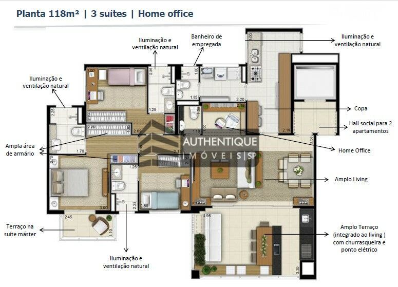 Apartamento à venda com 2 quartos, 118m² - Foto 50