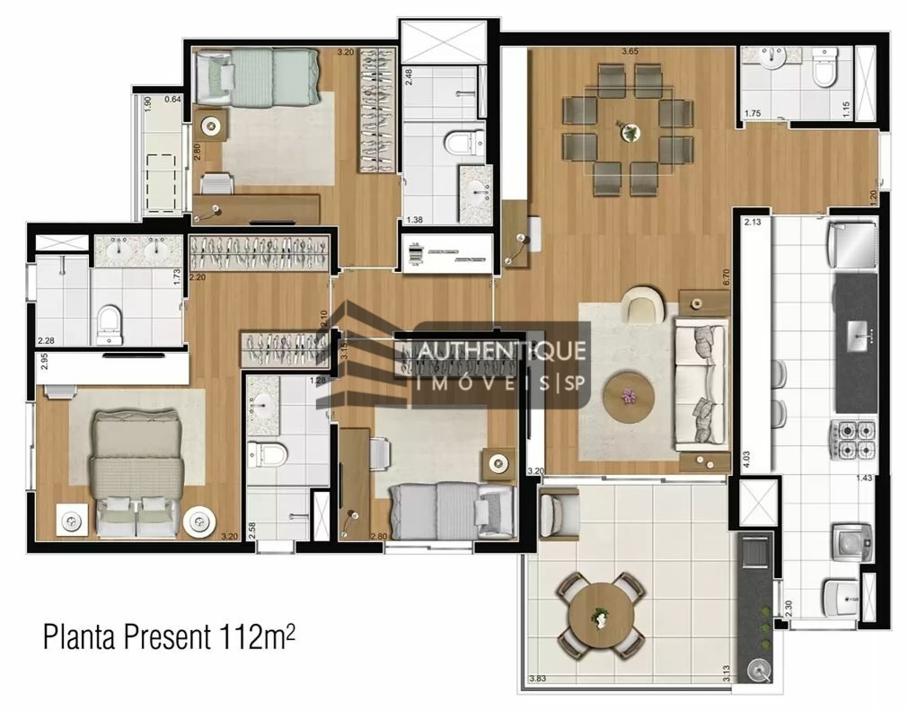 Apartamento à venda com 3 quartos, 112m² - Foto 17