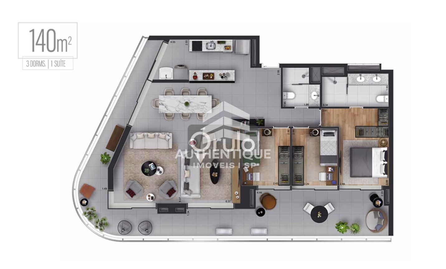 Cobertura, 3 quartos, 191 m² - Foto 14