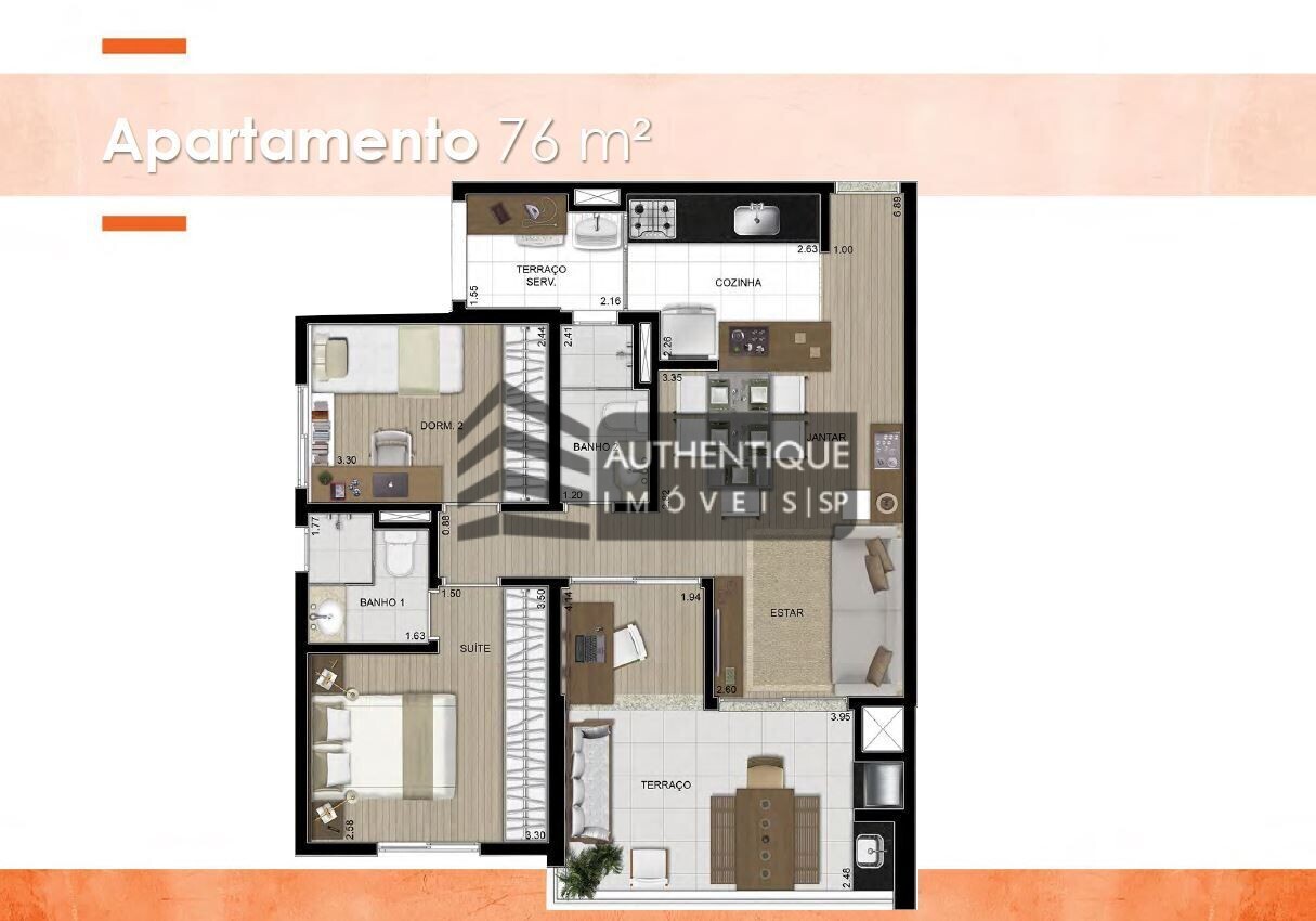 Apartamento à venda com 2 quartos, 75m² - Foto 16