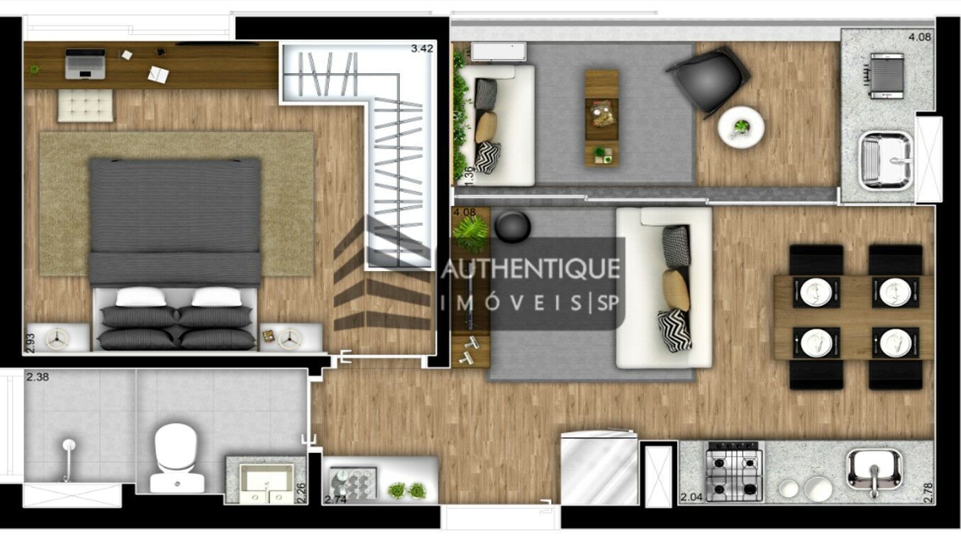 Apartamento à venda com 1 quarto, 25m² - Foto 24